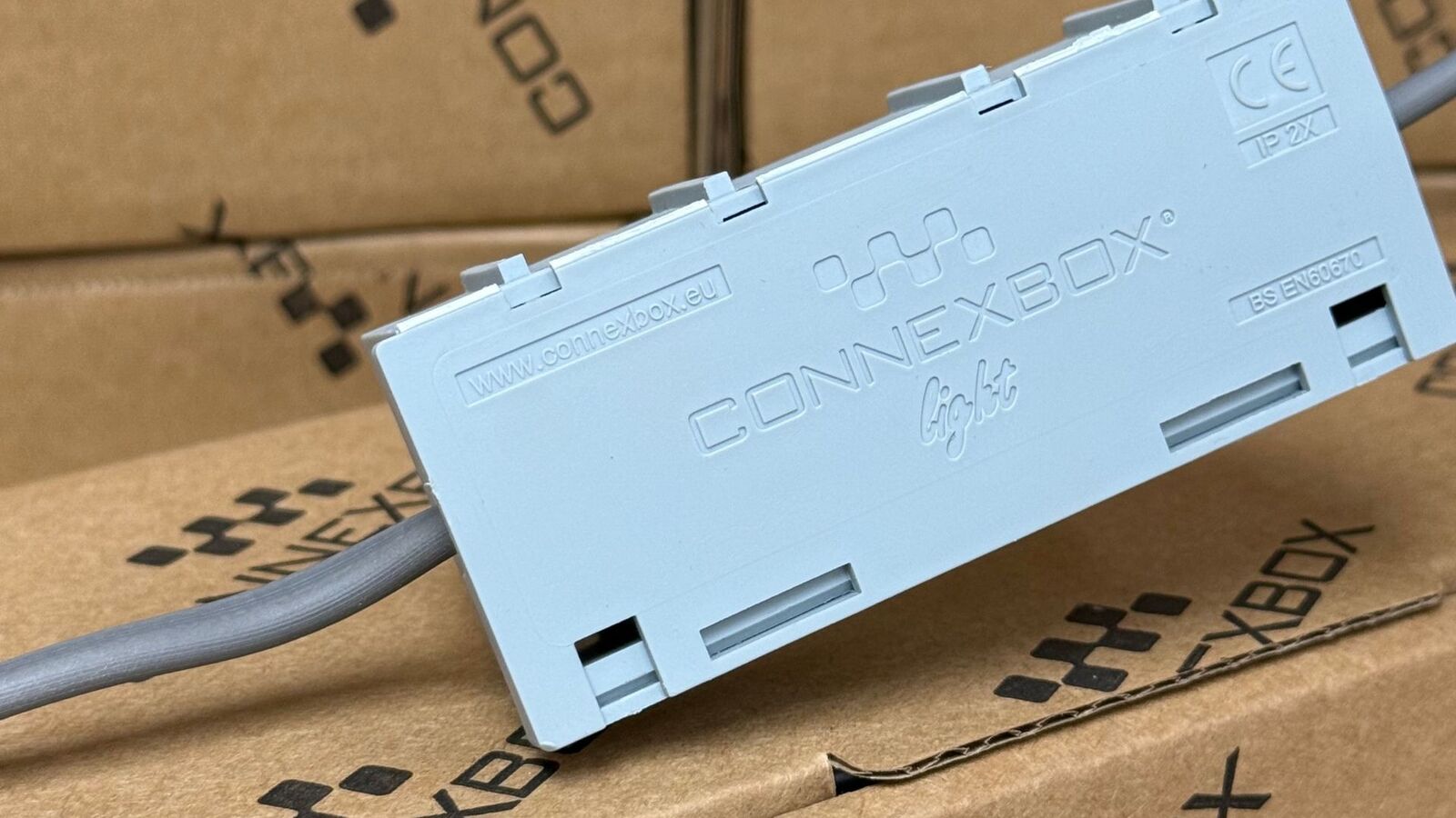 Full range of open grey Connexbox enclosures